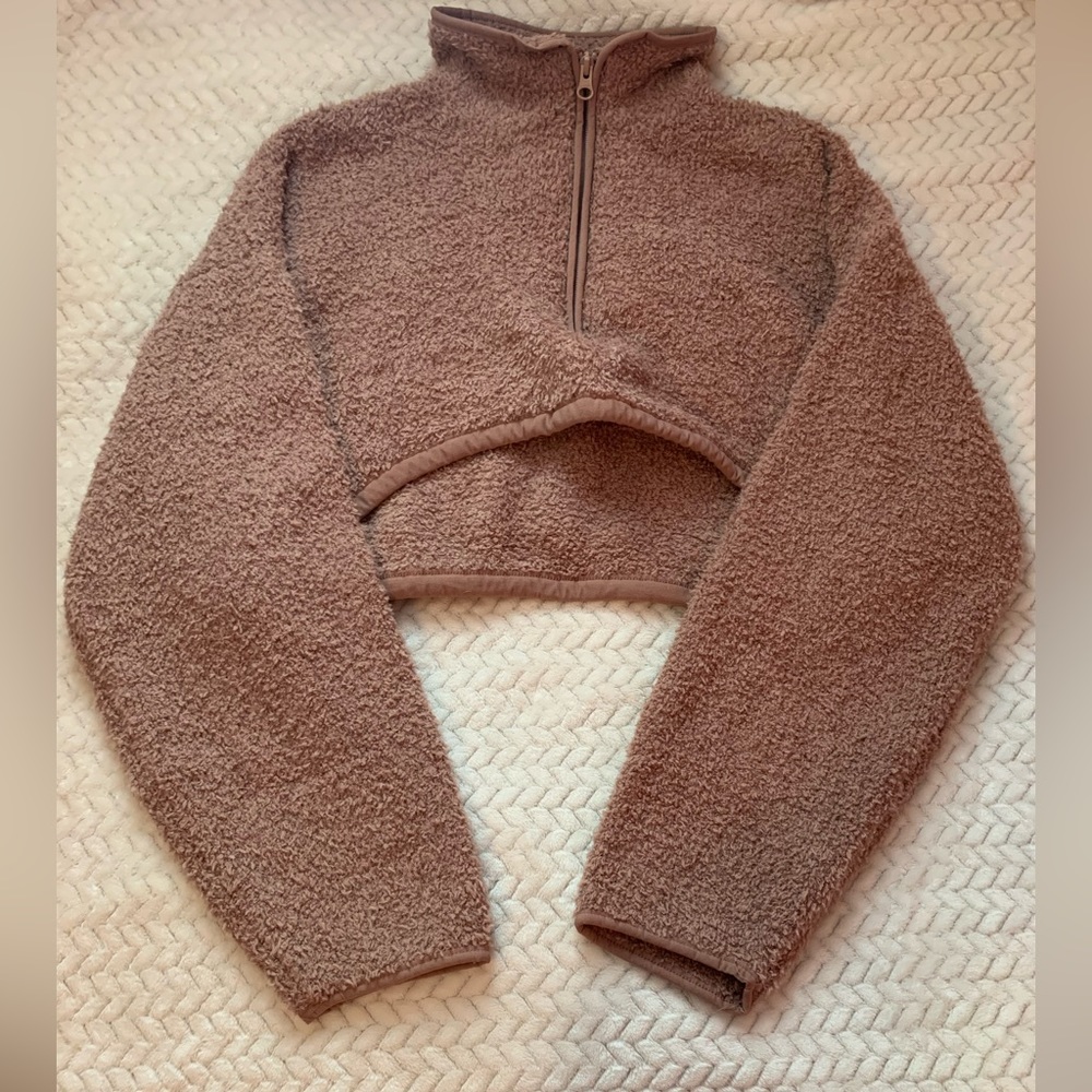 SKIMS Cozy Knit Cropped Pullover NWT